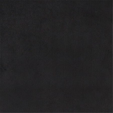 Designer Fabrics Designer Fabrics C184 54 in. Wide Black Thin Solid Corduroy Striped Upholstery Velvet Fabric C184